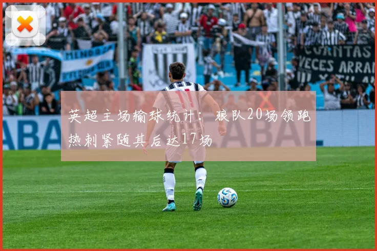 英超主场输球统计：狼队20场领跑热刺紧随其后达17场